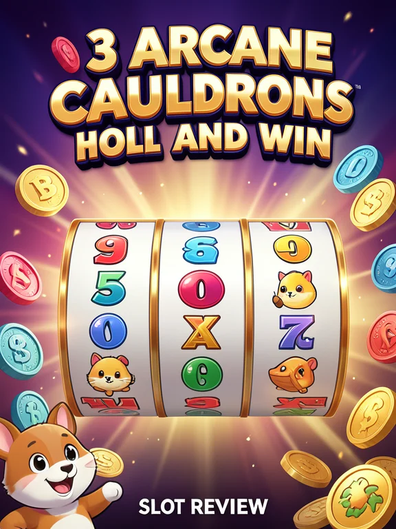 3 Arcane Cauldrons Hold And Win — capa do slot