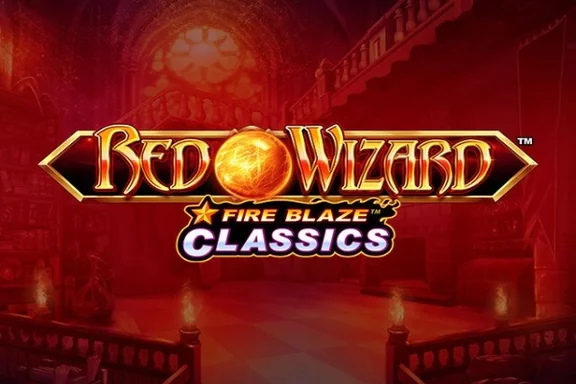 Fire Blaze Red Wizard — capa do slot
