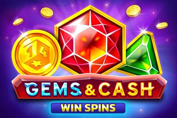 Gems Cash Win Spins — capa do slot
