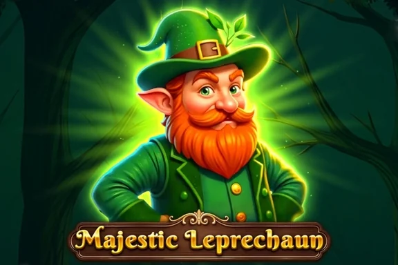 Majestic Leprechaun — capa do slot