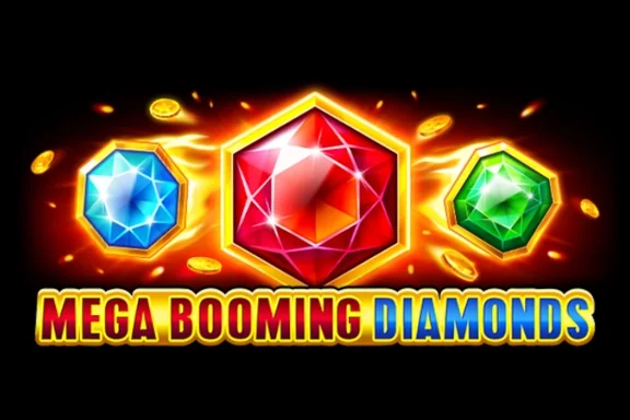 Mega Booming Diamonds — capa do slot