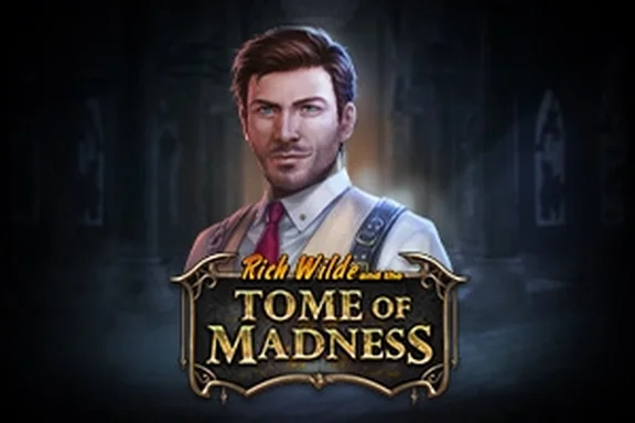 Rich Wilde And The Tome Of Madness — capa do slot