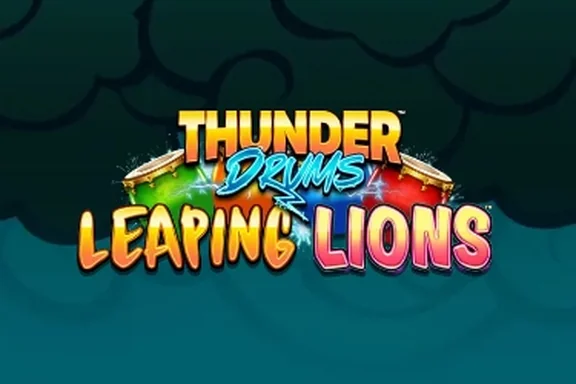 Thunder Drums Leaping Lions — capa do slot
